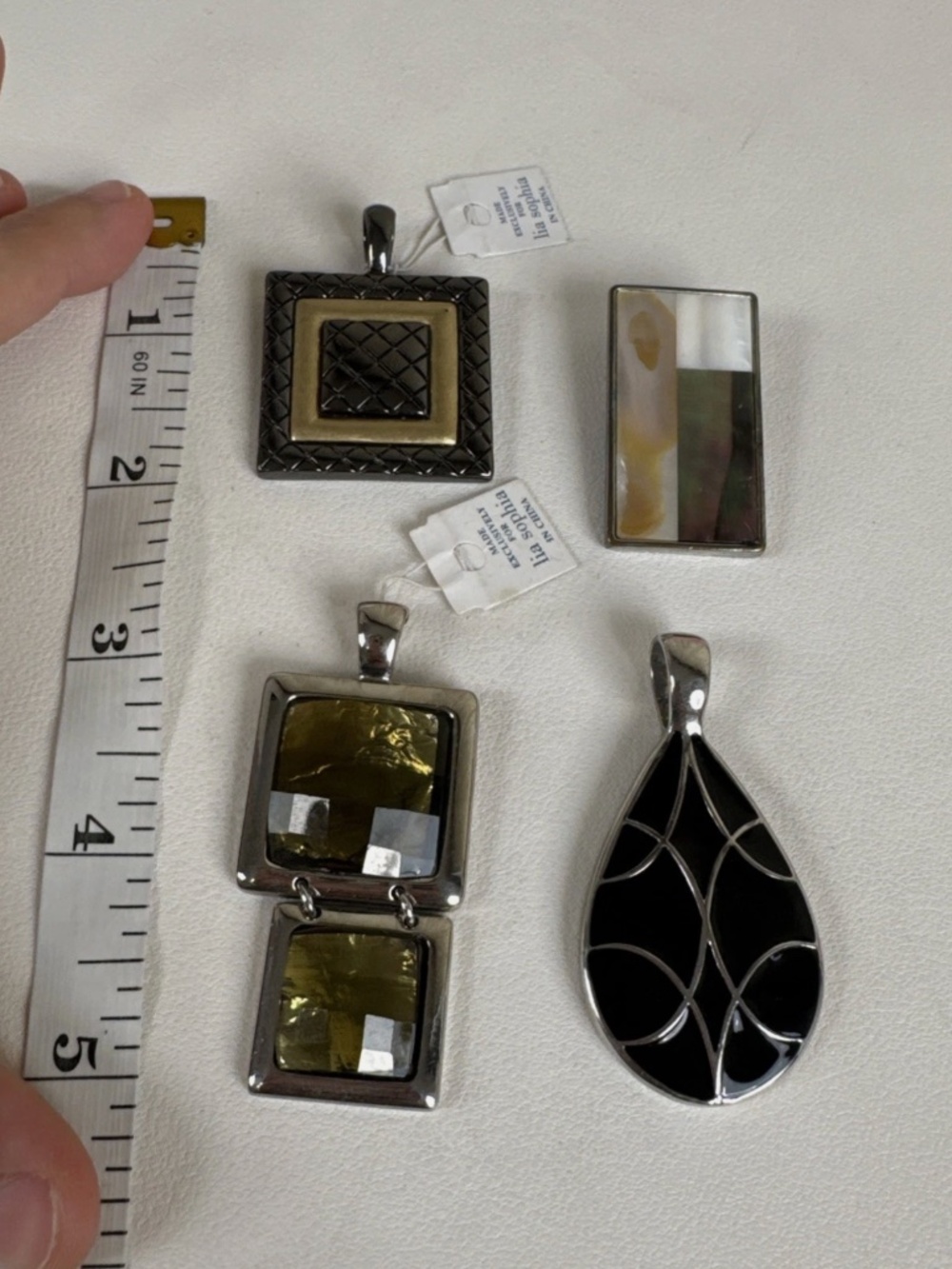 Lia Sophia Pendants Small Lot - 4 Pieces